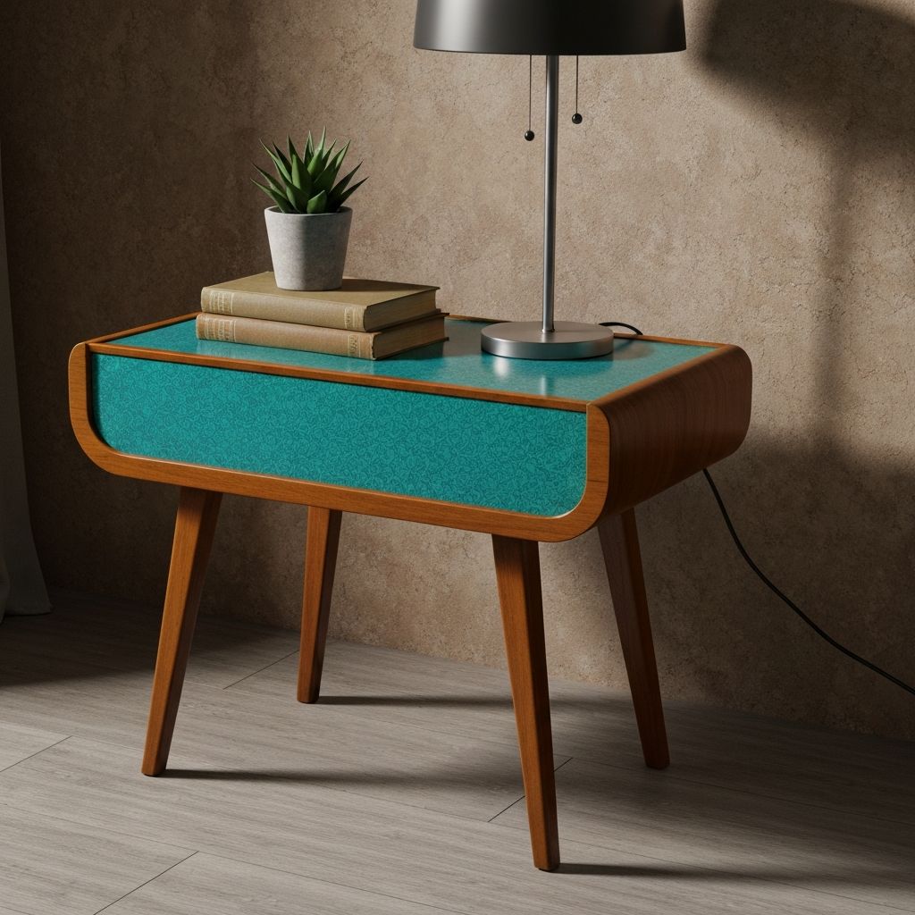 레트로 사이드 테이블